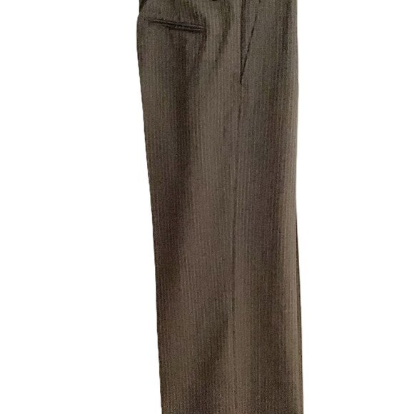 8 by Essentials Italy Women's Pinstripe Suit Blazer& Pants Set. Size 44. - Picture 9 of 11